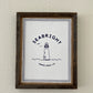 Seabright Beach, Santa Cruz, CA poster featuring Walton Lighthouse